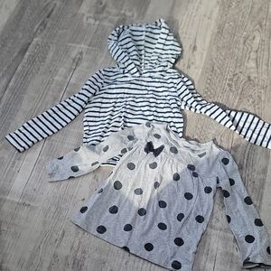 Striped and Polka Dot Kids Tops